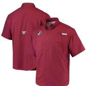 Columbia  Men's Florida State Short Sleeve Shirt XL